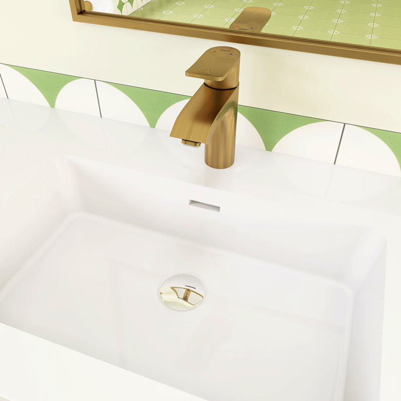 Meuble-lavabo simple 35,8 po avec surface solide, 36"