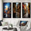Allemagne, Dresde, ville baroque - ensemble de 3 reproductions-37165329-37165334