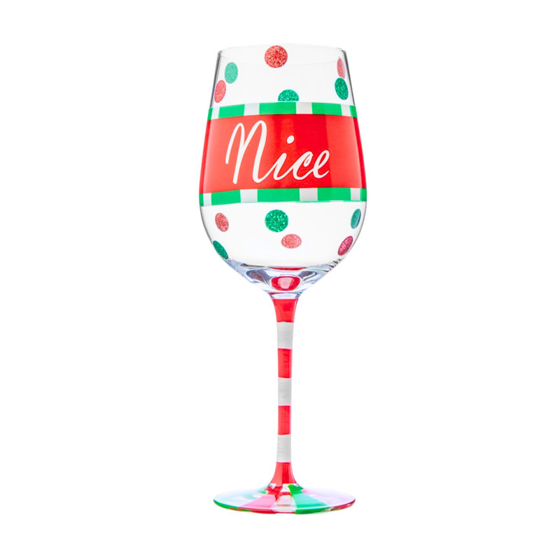 Christmas Nice Wine Glass