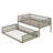 Space-Saving Queen Over Queen Bunk Bed With Ladder & Guardrails-1127610136