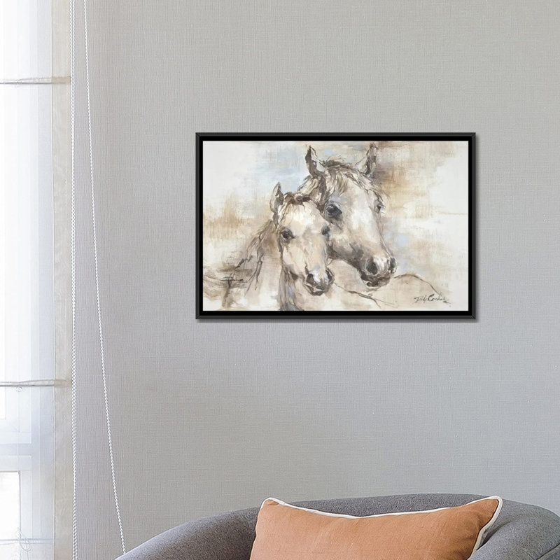 « comfort », impression sur toile, Toile avec cadre noir, Pas de tapis, H 18 po x l 26 po x P 1,5 po