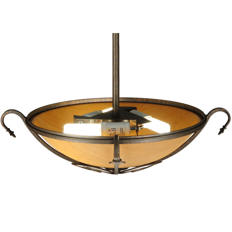 Alaine 3 - Light Semi Flush Mount, 13.25" H x 24" W x 24" D
