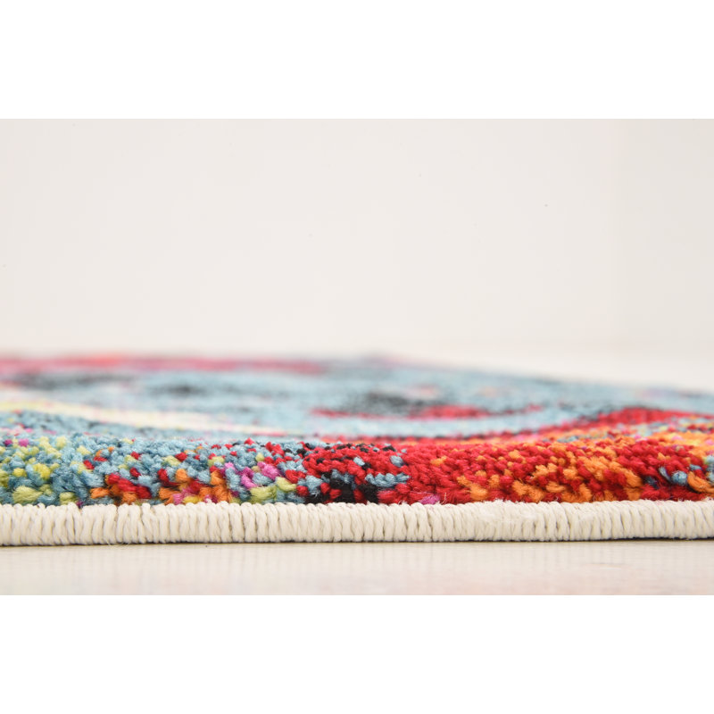 Marianne Abstract Indoor Rug, Round 6'1"