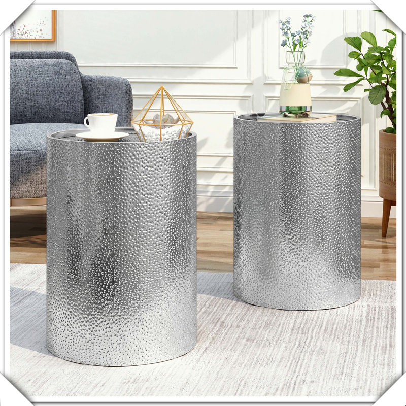 Table d'appoint en métal Pratique, durable, élégant, fonctionnel, compact et polyvalent