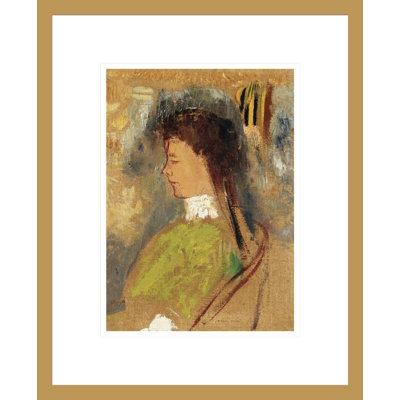 Violette Heymann par Odilon Redon, impression giclée sur cadre