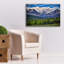 «Mountains Majesty» par Rick Berk, art mural sur toile