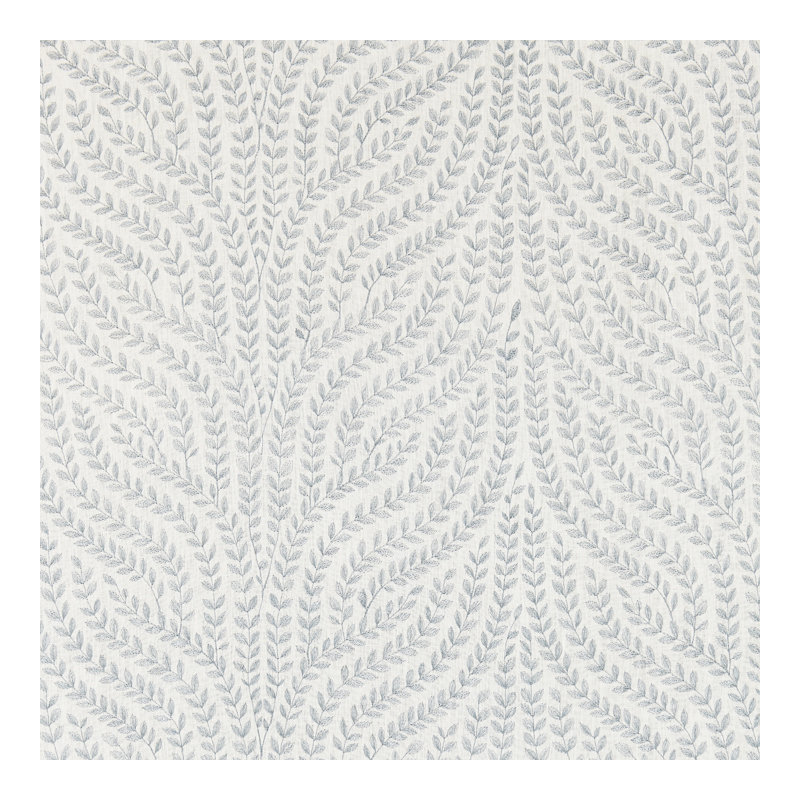 Botanica Willow Vine Embroidery Fabric, Aquamarine