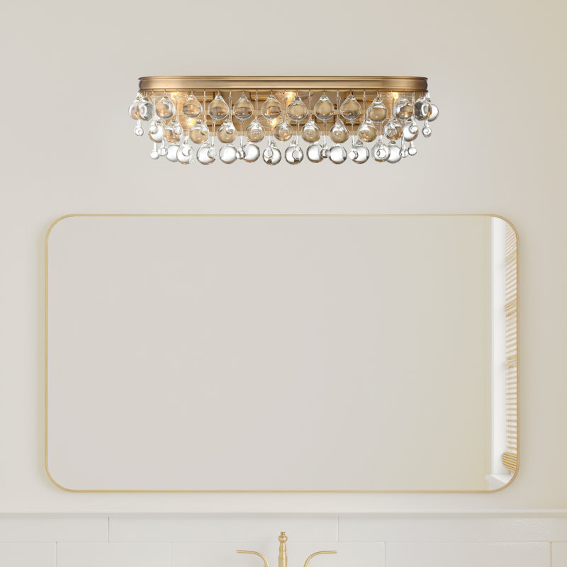 Alto 6-Light Dimmable Vibrant Gold Vanity Light