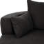 Fauteuil d'appoint en chenille pivotant à 360 ° Chunni avec coussins amovibles-120198609-121418737