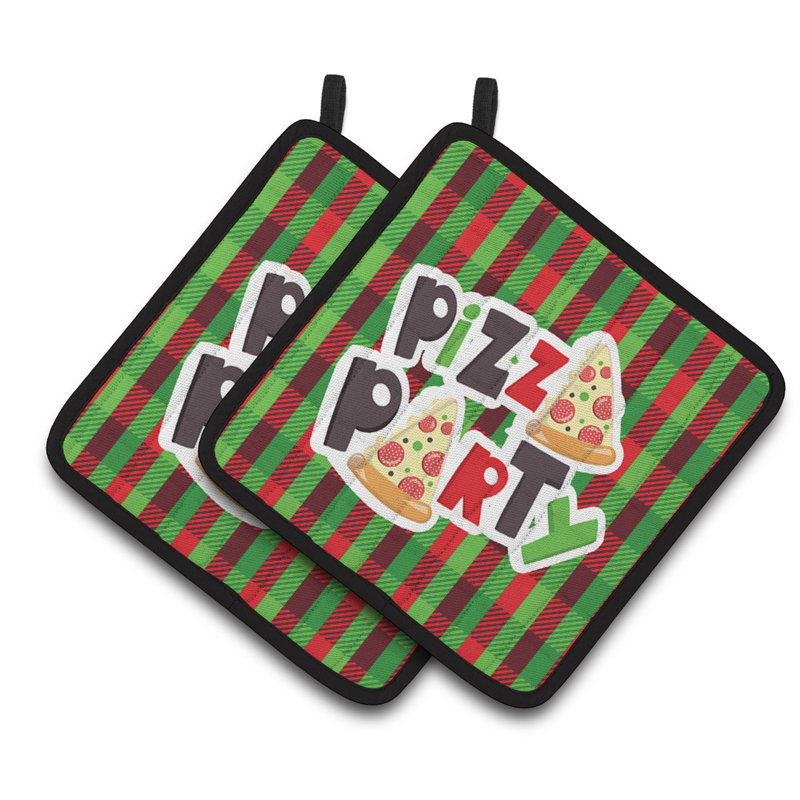Cuisinier poignée à pizza à caroline de trésors de noël