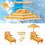 Chaise longue inclinable avec coussins Hunnicutt