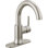 Robinet pour salle de bain à un trou Trinsic, robinet de salle de bain en nickel brossé, robinet de salle de bain à poignée simple, technologie Diamond Seal, ensemble de bonde, acier inoxydable
