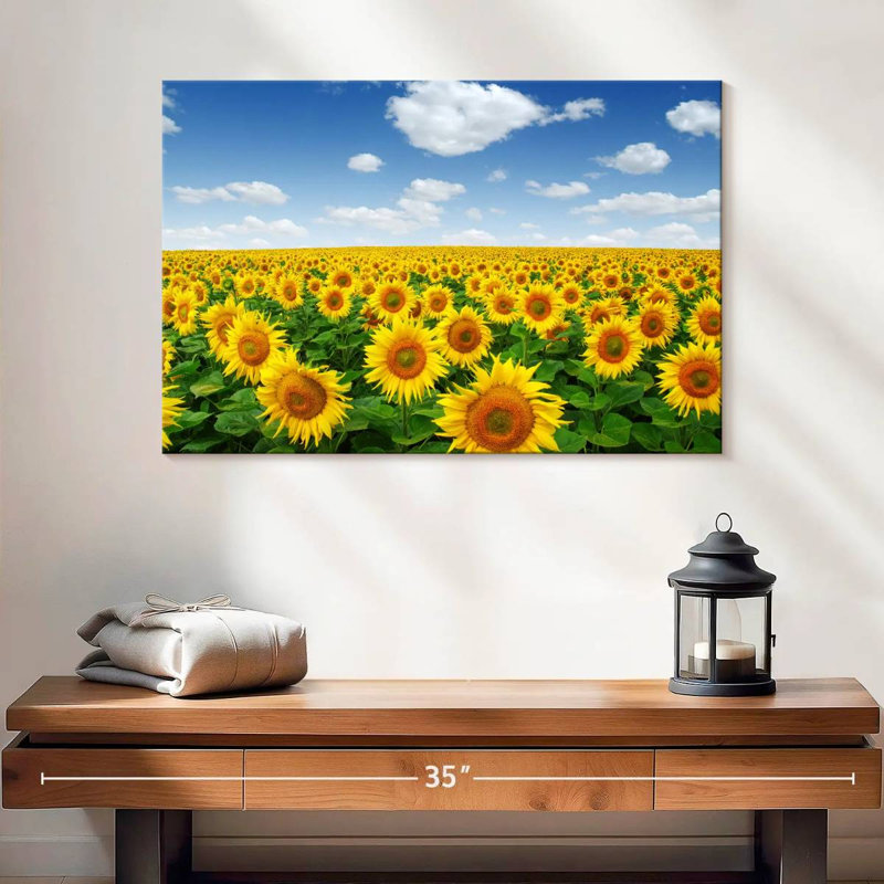Horizon champ de tournesols Alvord, H 16 po x l 24 po