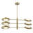 6 - Light Geometric Chandelier