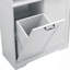 Armoire de rangement pour salle de bain avec portes et tiroirs, panier à linge inclinable, plusieurs espaces de rangement, style autoportant, tablette ouverte, tablette réglable-397538957