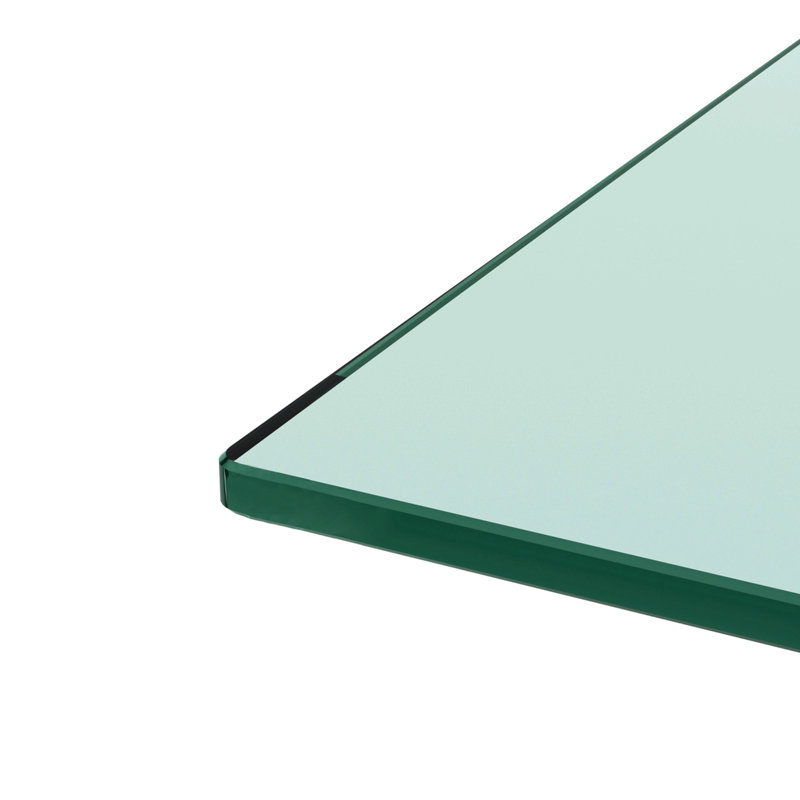 Table basse, table basse rectangulaire en verre, table basse transparente, tables d'appoint modernes pour le salon, meubles de salon