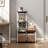 Terzenbach Open Display Compartment Ladder Storage Shelving-1760022883-1760022882