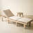 78.8" Long Reclining Single Chaise, Side Table Included-1918965405