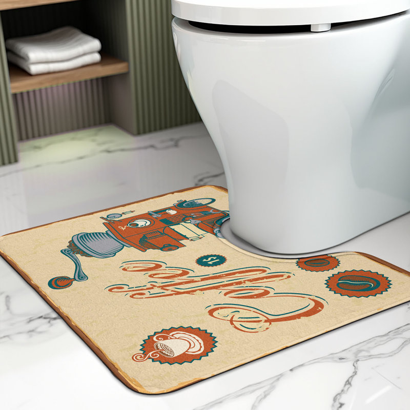 Tapis de salle de bain en U 20 po Vintage