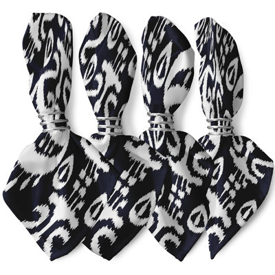 Cerrissa Polyester Ikat Square Napkin