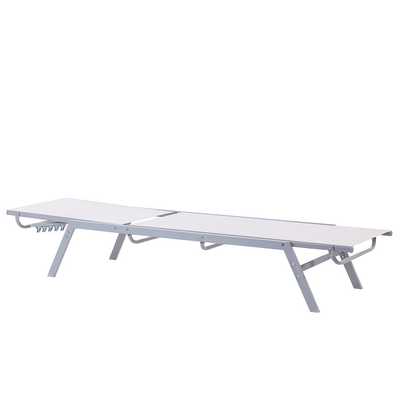Quinebaug 197cm Long Reclining Single Chaise, White