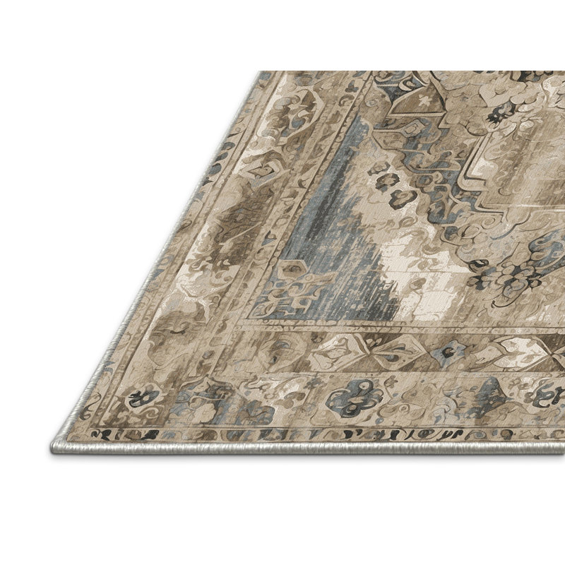 Tapis doré Gilded Tradition, Rond 3 pi