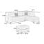 Living Room L-Shaped Sectional w Ottoman-1862071734