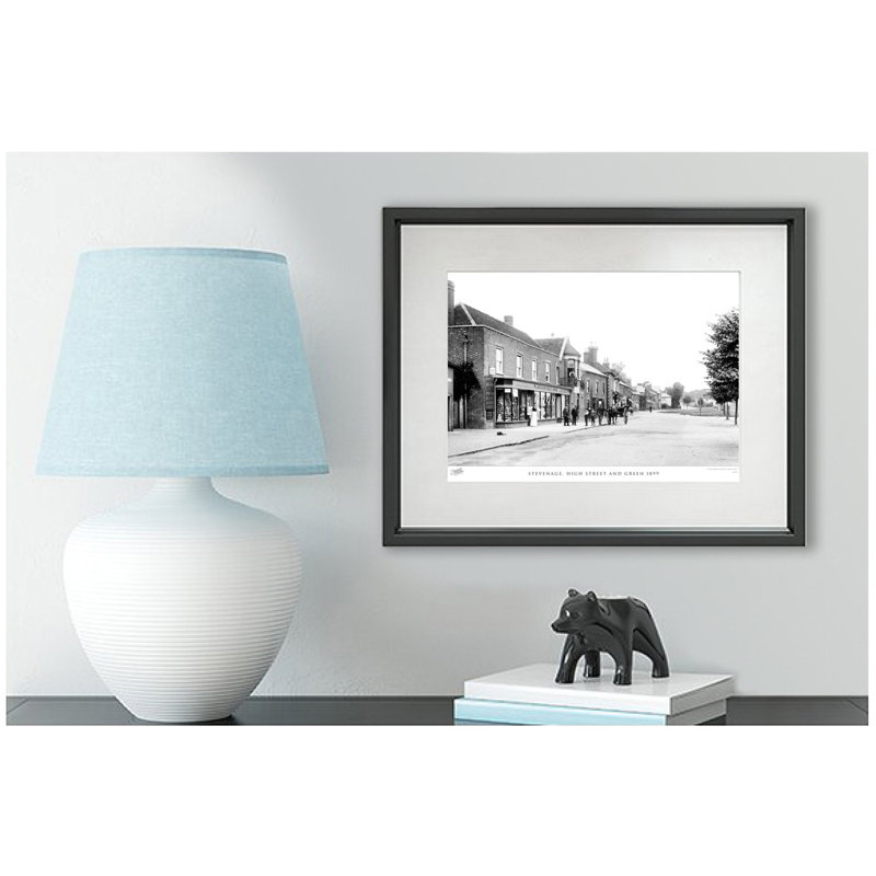 Stevenage, High Street And Green 1899 by Francis Frith - Single Picture Frame Print, 40cm H x 50cm W x 2.3cm D