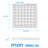 4 Pack of 2X2 ft LED Troffer Panel Light,45W with 5800 lumens,5000K White Color,Fit in for 2x2 Ceiling Tile Grid-72815976