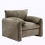 Fauteuil d'appoint simple surdimensionné-130549324