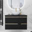 80mm Single Bathroom Vanity with Ceramic Basin