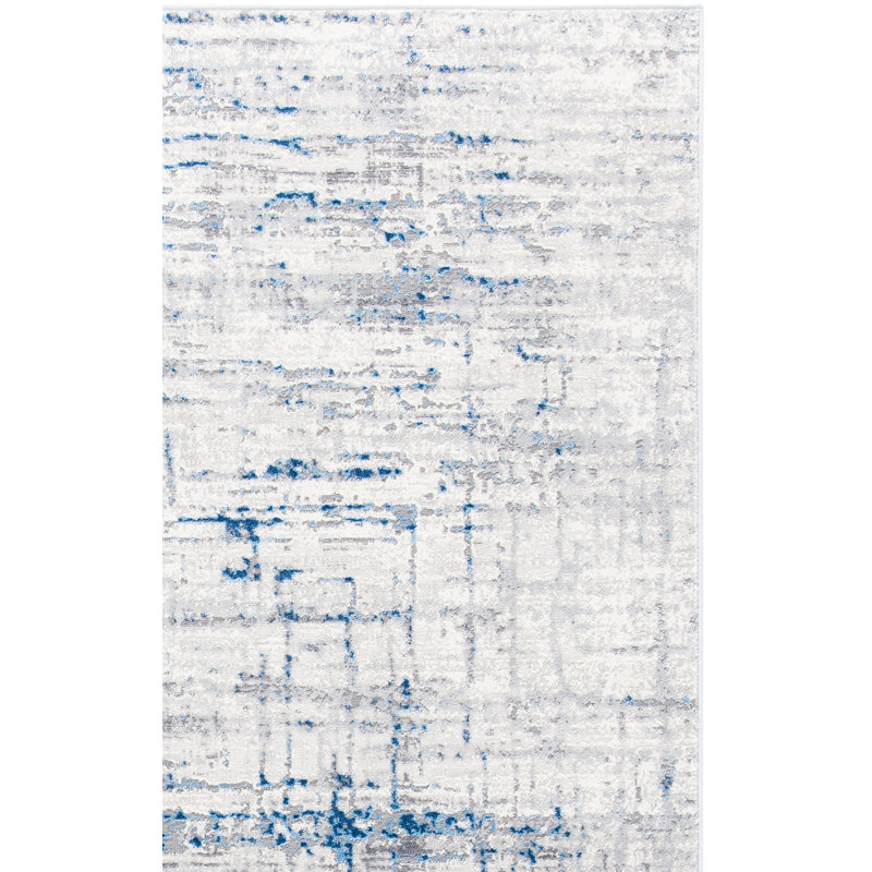 Amelia Cotton Abstract Rug, Rectangle 2'3" x 4'