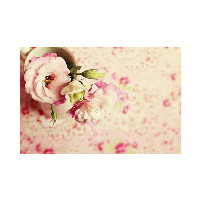 A Cup Of Romance by Sarah Gardner - Gallery-Wrapped Canvas Giclée on Canvas, 20.32 cm H x 30.48 cm W, Canvas