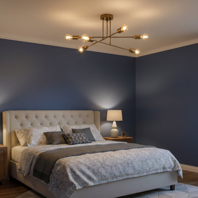 Lustre spoutnik 6 lumières