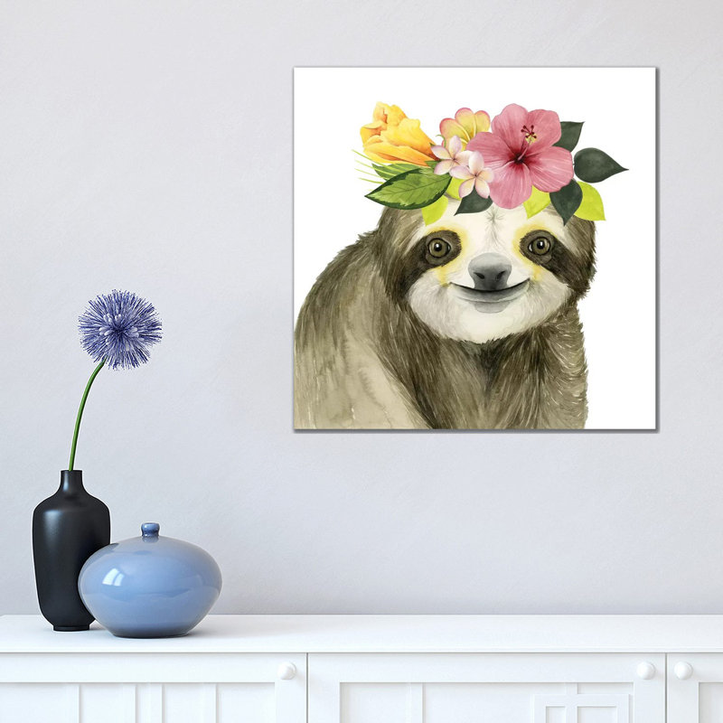 Tropical Halo VIII by Grace Popp - Wrapped Canvas Gallery-Wrapped Canvas Giclée, 45.72 cm H x 45.72 cm W