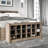 Everlene 18 Pair Shoe Storage Bench
