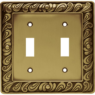 Paisley 2-Gang Toggle Light Switch Wall Plate