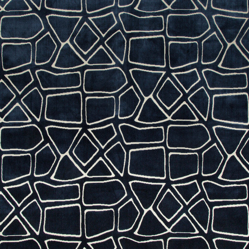 Sagamore Mural Velvet Fabric, Oceana