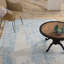 Tapis abstrait bleu ciel / gris Omaha-1688571328
