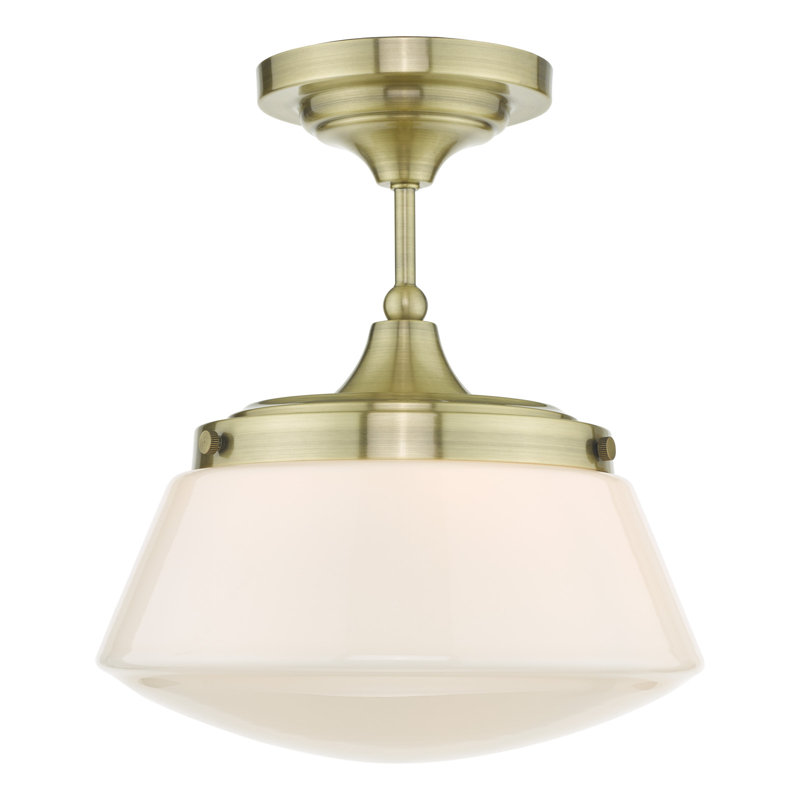 Justyn Glass Semi Flush Mount