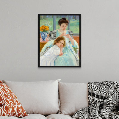 « La petite mère couteuse » par Mary Stevenson Cassatt-reproduction d’art