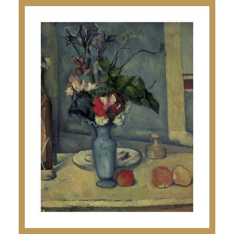 «The Vase» par Paul Cézanne, impression giclée encadrée, H 39,9 po x l 33,5 po