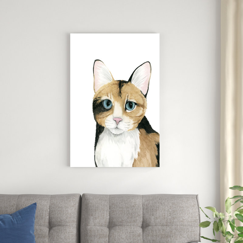 Portrait de chat II, H 36 po x l 24 po x P 1,25 po