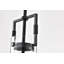 Mini-luminaire suspendu 1 lumière noir mat avec abat-jour cylindrique en verre transparent-81355192-116416144
