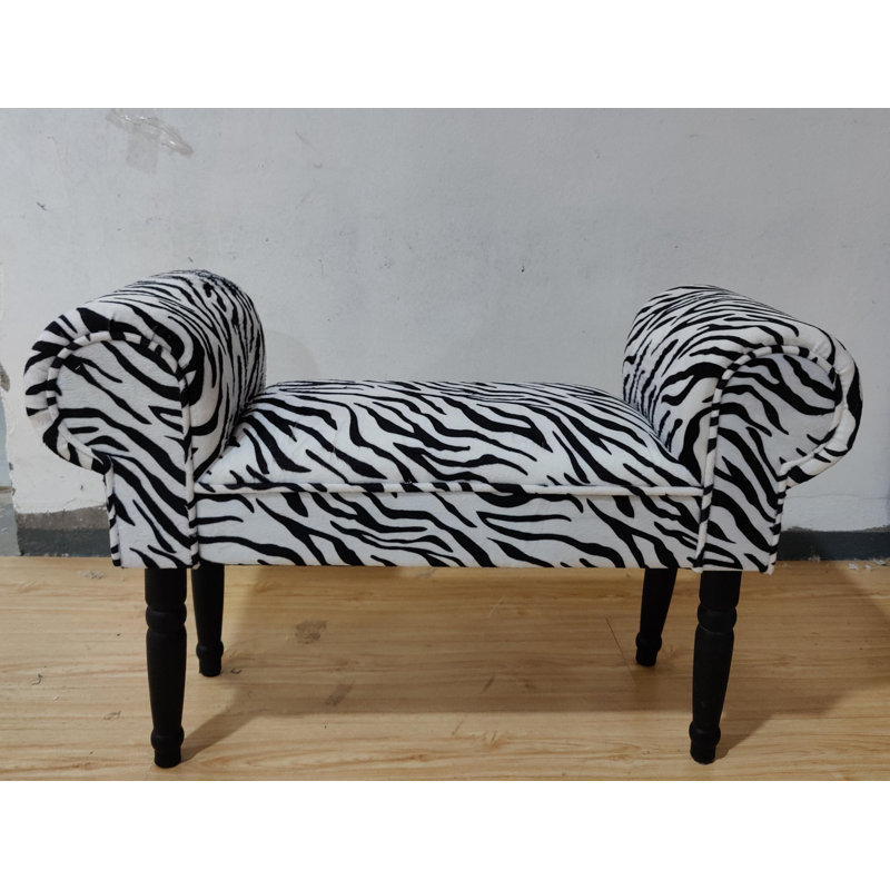 Velvet Upholstered Bench