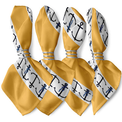 Hargrove Anchor Stripe Napkins