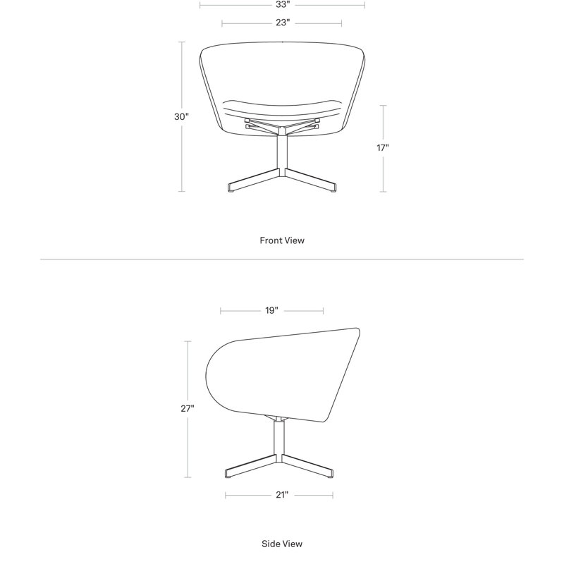 Close Encounter Swivel Barrel Chair, Canyon Genuine Leather