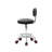 Salon Backed Adjustable Height Lab Stool with Removable Casters / Wheels-1635199353