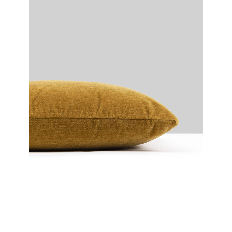 TUDOR VELVET PILLOW, Square - 22"H x 22"W, Bourbon