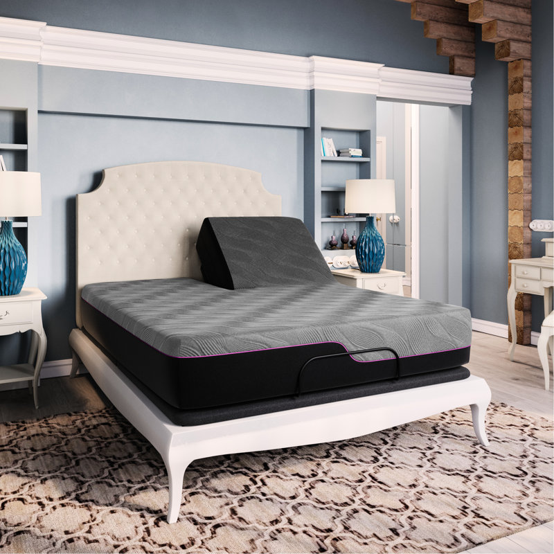 11 Inch Flex Head Memory Foam Mattress With Adjustable Base, Queen Sized